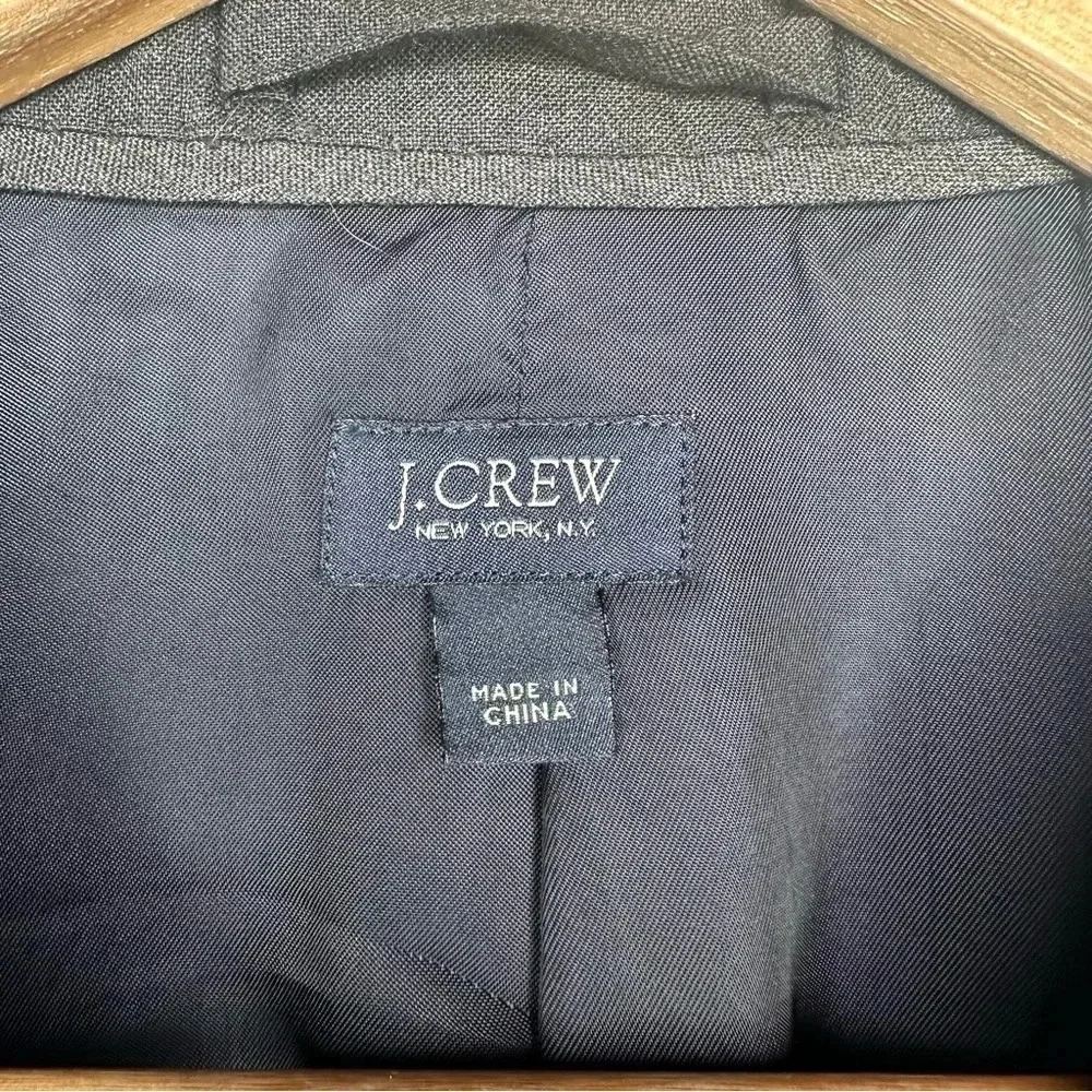 J. Crew Grey Ludlow Italian Super 120’s Wool Two Button Blazer Sport Coat 36R